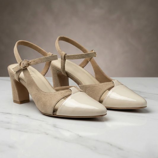 Nude Stiletto White