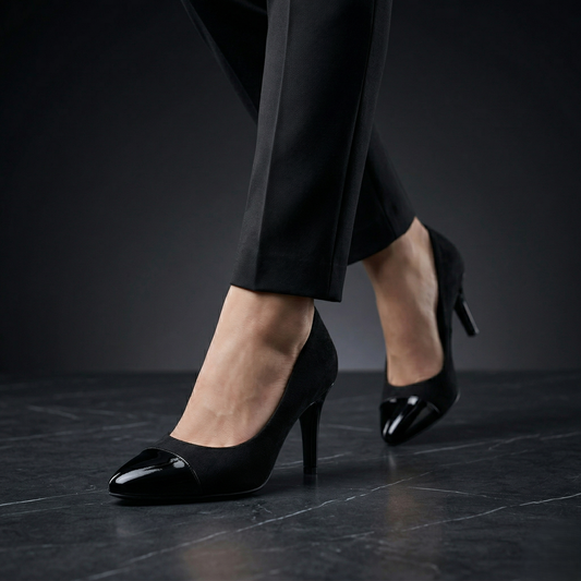 Suede Pointed Black