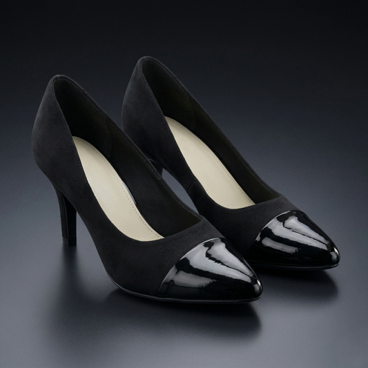 Suede Pointed Black
