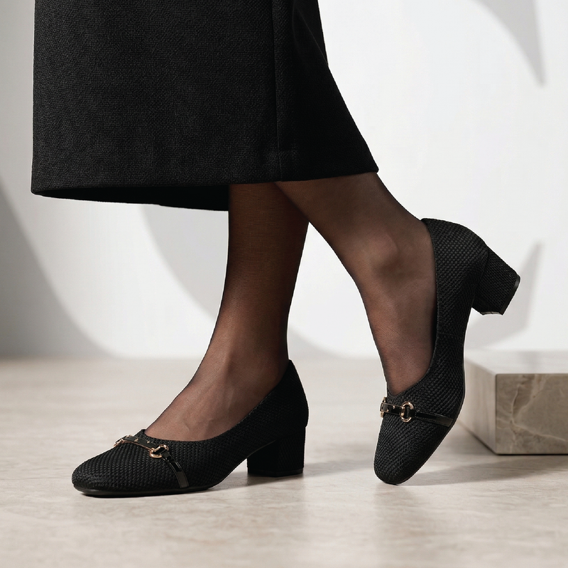 Harper Woven Black